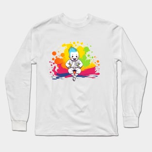 DJ Colorful Happy Baby Anime Comic Style Long Sleeve T-Shirt